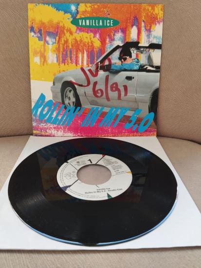 Vanilla Ice – Rollin’ In My 5.0 - 1991 Almanya Basım 45 LİK PLAK