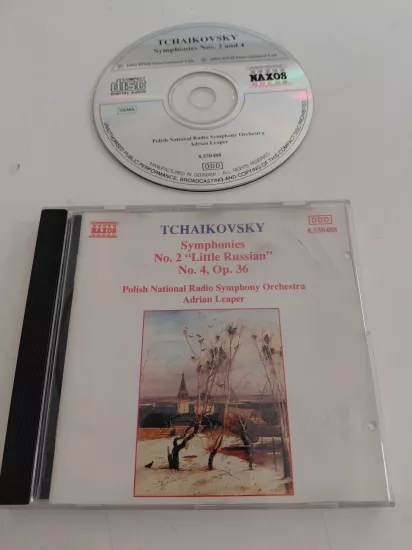 Tchaikovsky  – Symphonies No. 2 Op. 17 ’’Little Russian’’ / No. 4, Op. 36 – 1992 Almanya Basım - CD Albüm