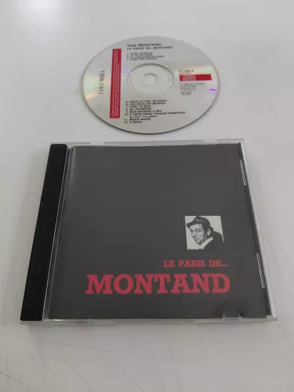 Yves Montand – Le Paris De...Montand –  Fransa Basım -  CD Albüm