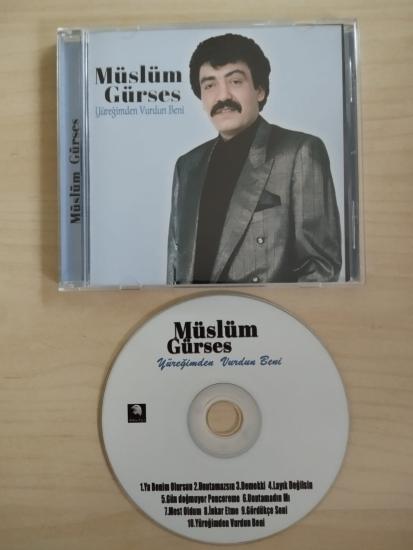 Müslüm Gürses – Yüreğimden Vurdun Beni -  Türkiye Basım - CD Albüm