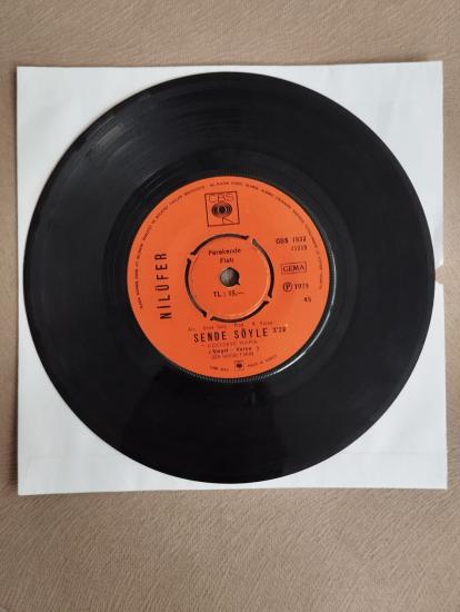Nilüfer – Sende Söyle (Goodbye Mama) / Hatıra Defteri -  1973  Türkiye Basım 45 lik Plak