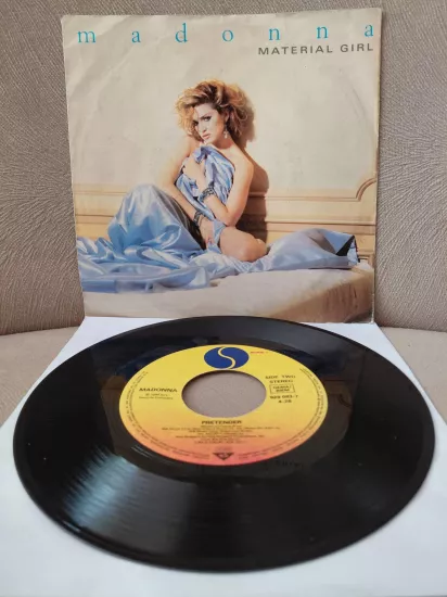 Madonna  –  Material Girl -  1985  Almanya Basım 45 lik Plak