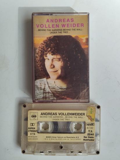 Andreas Vollenweider ‎– ...Behind The Gardens. - 1989 Türkiye Basım 2. El Kaset Albüm (Uzelli)