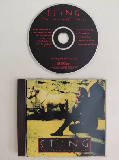 Sting  –  Ten Summoner’s Tales - 1993  USA  Basım - CD Albüm