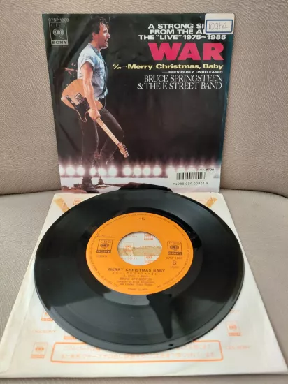 Bruce Springsteen & The E Street Band  – War  - 1986 Japonya Basım 45lik Plak