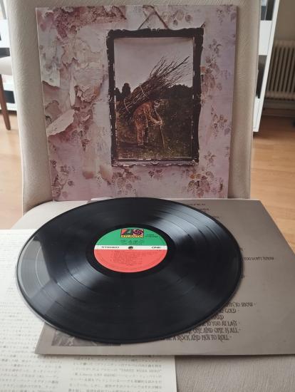 Led Zeppelin -  Led Zeppelin IV  - 1976 Japonya  Basım LP Plak-2.EL