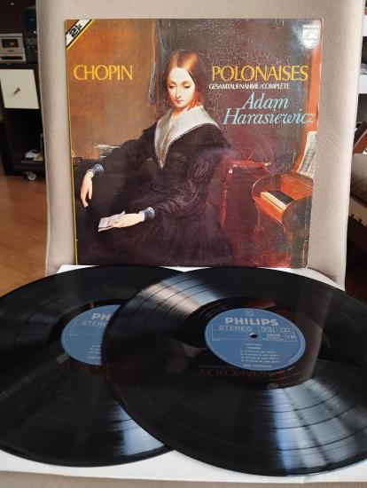 CHOPIN  - Adam Harasiewicz – Polonaises. Gesamtaufnahme/Complete -  1967 Hollanda Basım - Double LP Plak Albüm