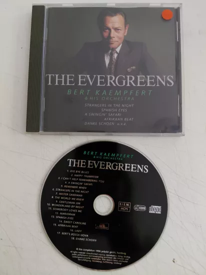 Bert Kaempfert & His Orchestra – The Evergreens - 1996 Almanya Basım CD Albüm
