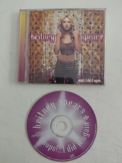 Britney Spears – Oops!...I Did It Again - 2000  Avrupa Basım CD Albüm