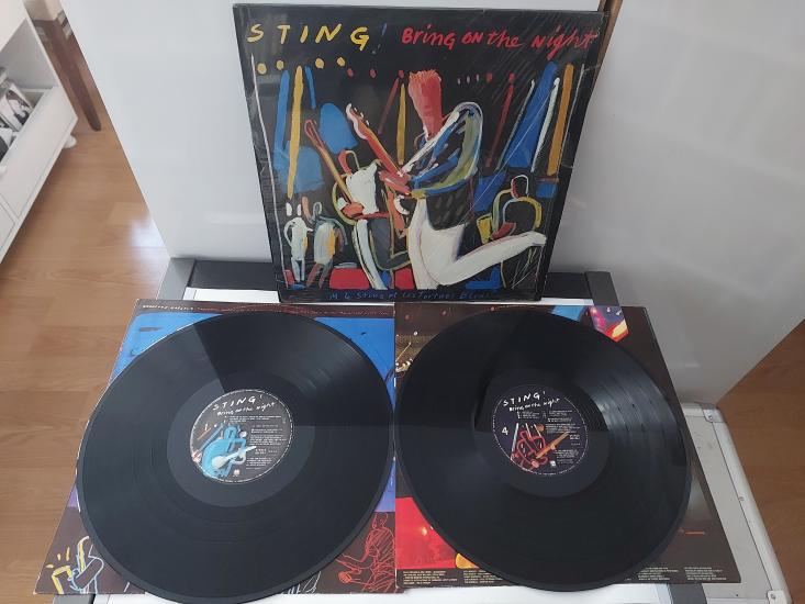 Sting – Bring On The Night - 1986 İspanya Basım Double 2XLP Albüm - 33 lük LP Plak