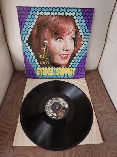 Emel Sayın – Son 10 Yılın En Sevilen 10 Şarkısı - 1972 Türkiye Basım Albüm - 33 lük LP Plak