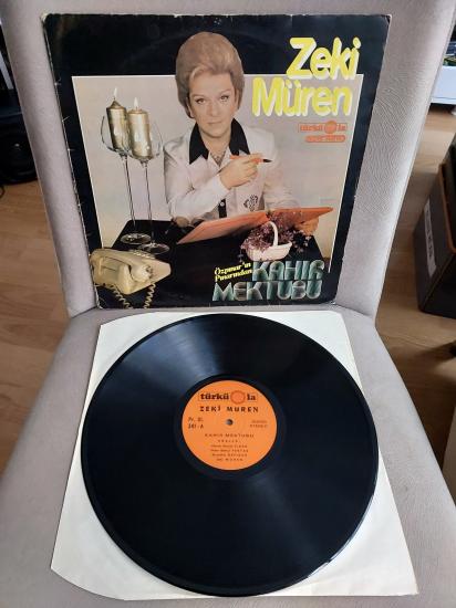 Zeki Müren - Kahır Mektubu - 1981 Türkiye Basım 33 Lük LP Plak