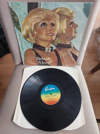 Behiye Aksoy – Dumanlı Meyhaneler - 1971 Türkiye Basım - LP Plak Albüm