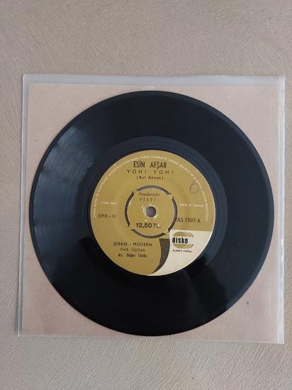 Esin Afşar – Yoh ! Yoh ! / Bir Masal Türküsü (Bebek) - 1970 Türkiye Basım 45 Lik Plak / Kapaksıdır