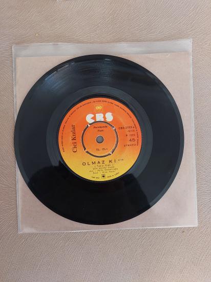 Cici Kızlar – Olmaz Ki / Bak Şu Çocuğa (Bana Göz Ediyor Anne) - 1974 Türkiye Basım 45 Lik Plak