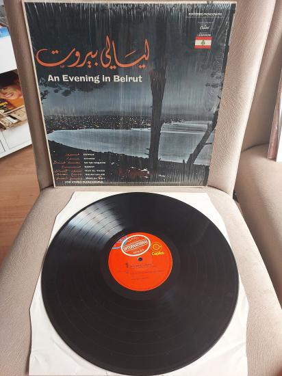 An Evening In Beirut ( Fairuz , Sabah ....)- 1958 Kanada Basım 33’lük Toplama LP Plak