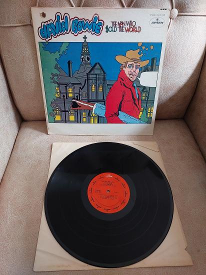 David Bowie – The Man Who Sold The World - 1970 USA Basım Nadir 33 Lük Plak LP Albüm