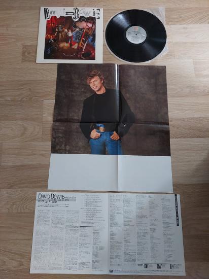 David Bowie – Never Let Me Down - 1987 Japonya Basım 33 Lük Plak LP Albüm