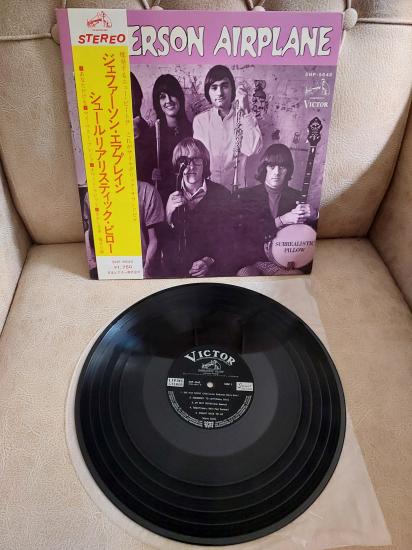Jefferson Airplane ‎– Surrealistic Pillow - 1967 Nadir !!! Japonya Basım 33 Lük Plak LP Albüm