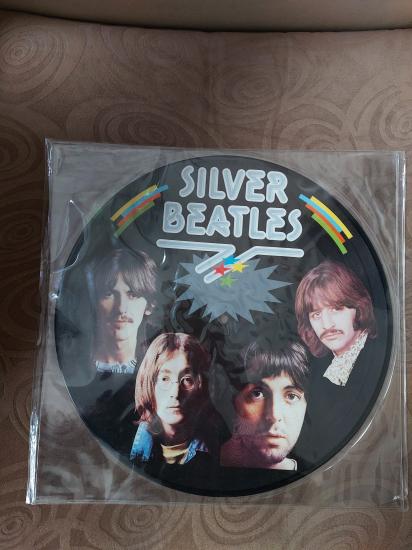 The Beatles - Silver Beatles -1982 USA Basım Picture Disk 33 Lük Plak LP Albüm