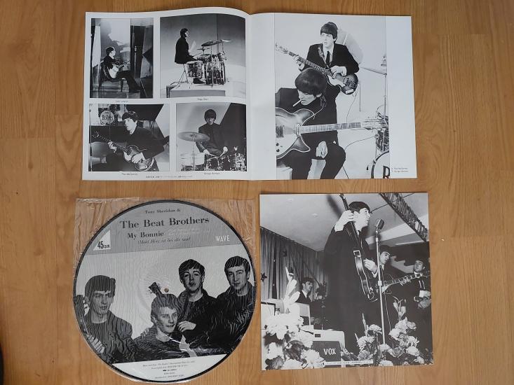 The Beatles - Tony Sheridan & The Beat Brothers (2) ‎– My Bonnie -Japonya Dönem Basım 45 Rpm Maxi Single Picture Disk Plak