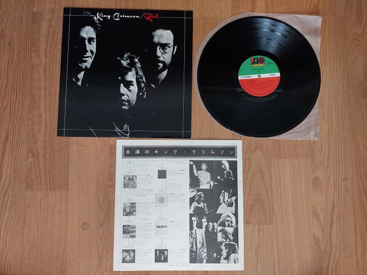 King Crimson – Red - 1977 Japonya Basım 33 Lük LP Albüm Plak