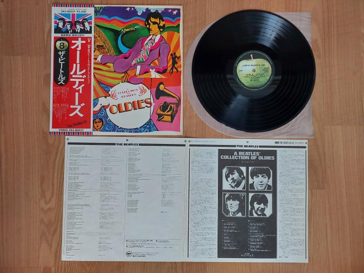  Beatles – A Collection Of Beatles Oldies - 1976 Japonya Basım 33 Lük LP Albüm Plak Obi’li