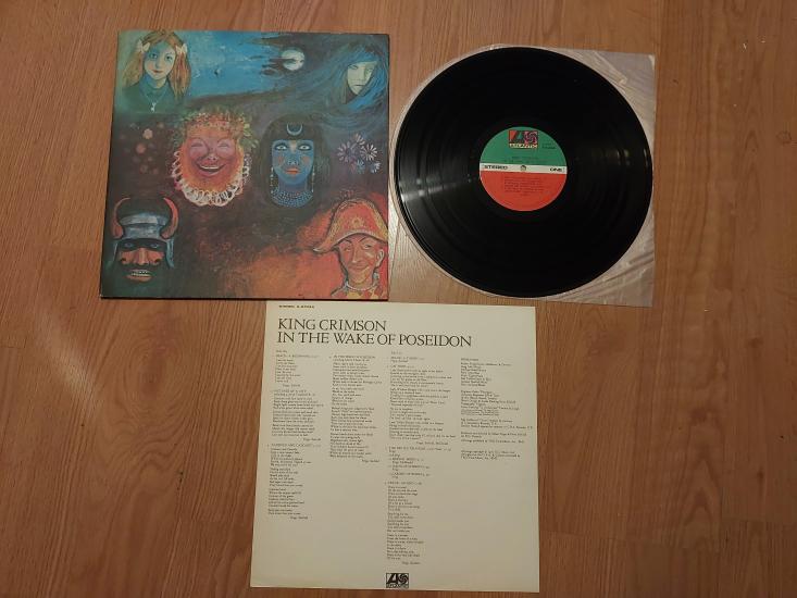 King Crimson - In The Wake of Poseidon - 1971 Japonya Basım LP 33 Lük Plak