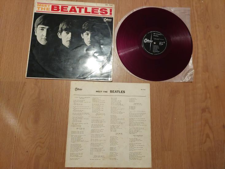 The Beatles – Meet The Beatles! - 1966 Japonya Basım Album - 33 Lük Renkli LP Plak