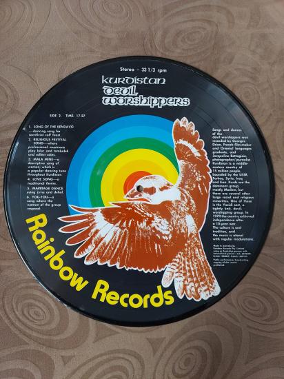Kurdistan Devil Worshippers ( Yezidi Müzikleri)- Avustralya Dönem Basım Çok Nadir - 33’lük LP Plak