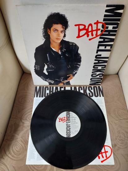 Michael Jackson – Bad - 1987 Hollanda Basım Albüm - LP Plak