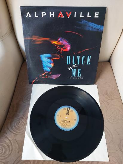 Alphaville – Dance With Me - 1986 USA  Basım Maxi Single  Plak