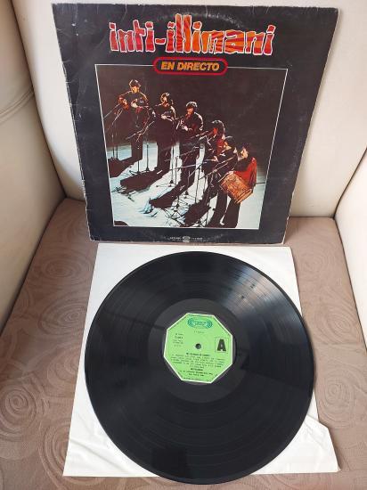 Inti Illimani – En Directo - 1980 İspanya Basım Albüm - 33 lük LP Plak