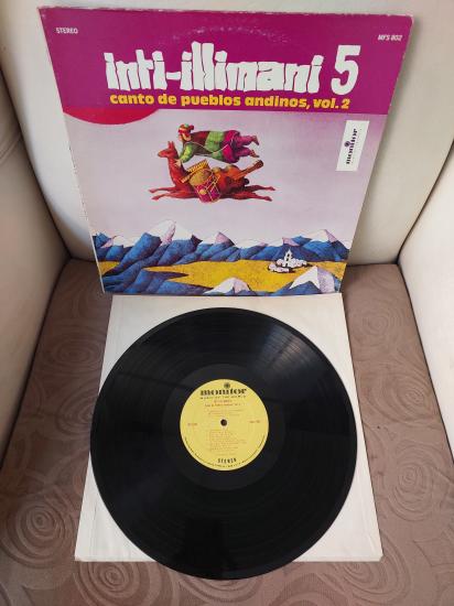 Inti Illimani 5 - Canto De Pueblos Andinos Vol. II 1979 USA Basım 33 lük LP Plak