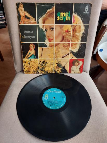 Emel Sayın – Sensiz Olmuyor - 1978 Türkiye Basım 33 Lük LP Albüm Plak