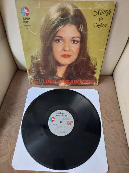 Gülden Karaböcek – Müzik Ve Ben - 1978 Türkiye Basım 33 Lük LP Albüm Plak