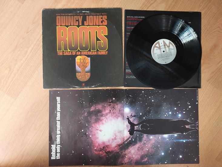 Quincy Jones – Roots - 1977 Hollanda Basım Soundtrack Albüm 33 lük Plak LP