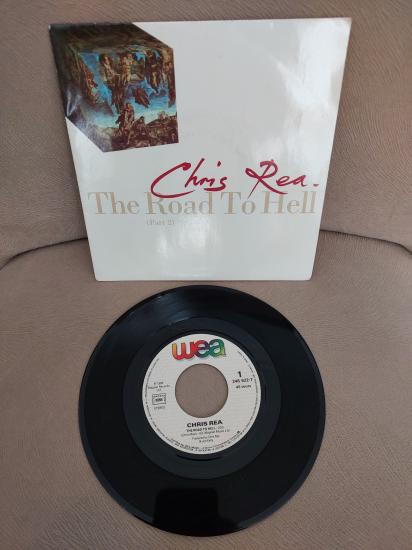 CHRIS REA   - The Road to Hell - 1989 Fransa  Basım 45 LİK PLAK