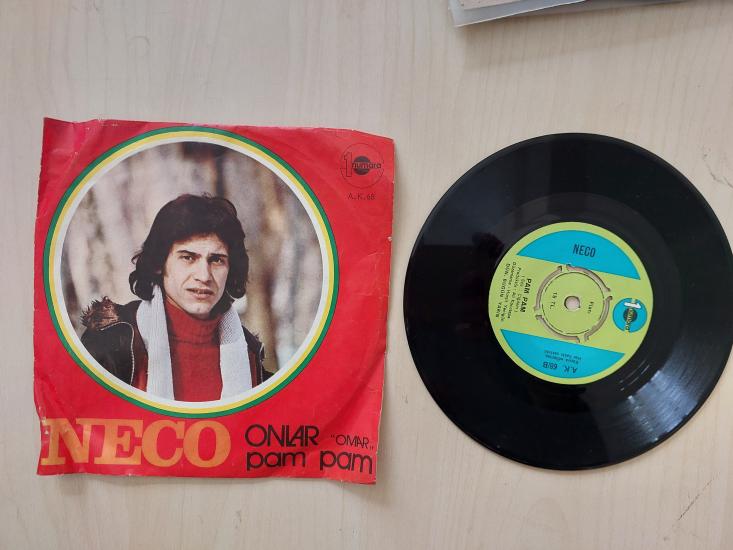 Neco  ‎– Onlar / Pam Pam  - 1976 Türkiye  Basım 45 lik Plak