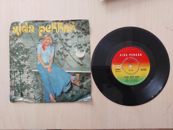 Ajda Pekkan – Hoş Gör Sen / Sanane, Kimene - 1975 Türkiye  Basım 45 lik Plak