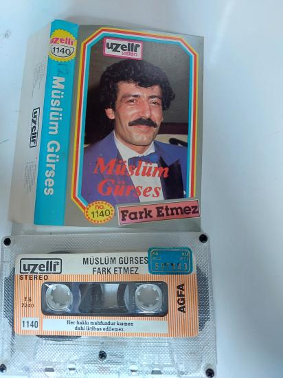 Müslüm Gürses - Fark Etmez kaset- 1987 Almanya Basım Kaset Albüm
