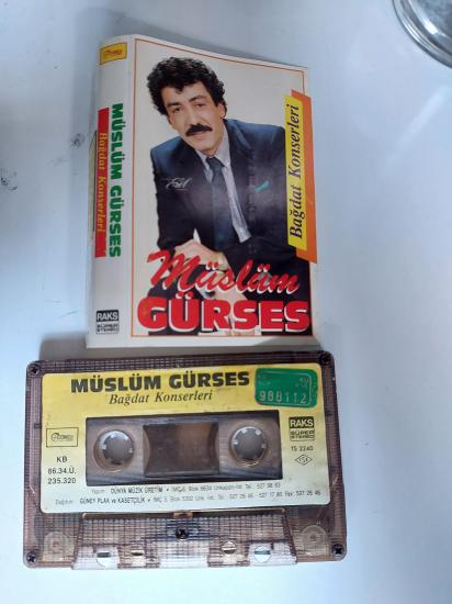 Müslüm Gürses ‎– Bağdat Konserleri - 1986 Türkiye Basım Kaset Albüm