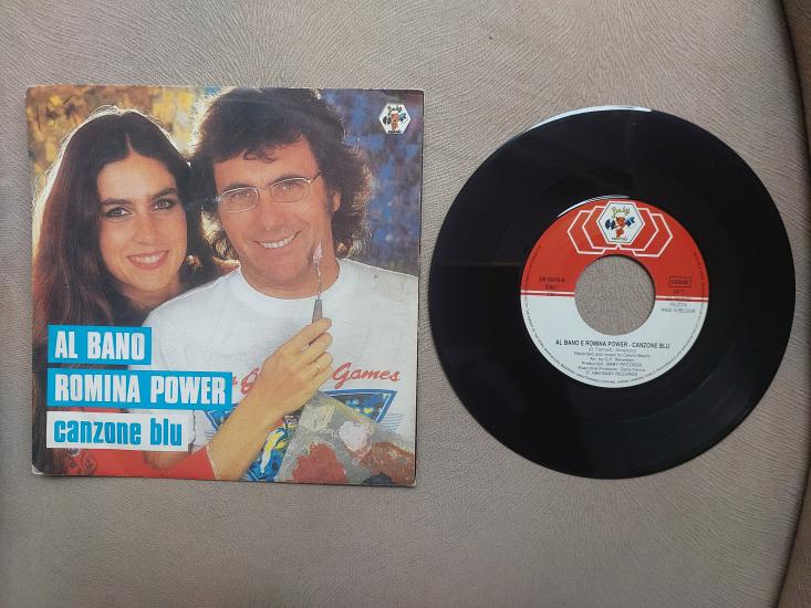 Al Bano / Romina Power - Canzone Blu /Grazie  1984 Belçika Basım 45 lik Plak