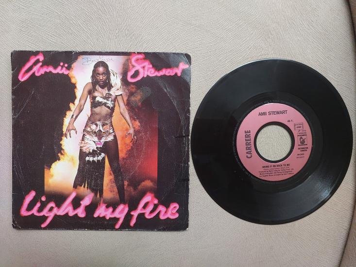 AMII STEWART - LIGHT MY FIRE 1979 FRANSA BASIM 45 LİK PLAK