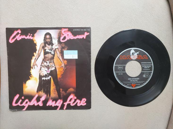 AMII STEWART - LIGHT MY FIRE 1979 ALMANYA BASIM 45 LİK PLAK