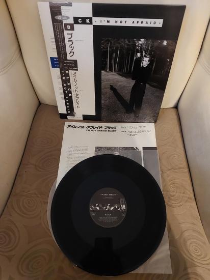 Black (2) – I’m Not Afraid - 1988 Japonya Basım Maxi 45 Lik Plak -Obi’li