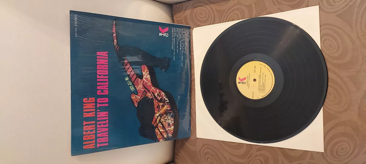 ALBERT KING - Travelin’ To California ( Lucy & Me ) - 1976 USA Basım LP Plak Albüm