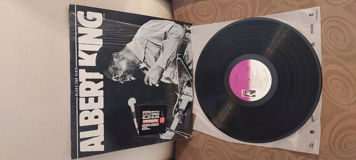 Albert King – Blues For Elvis - 1980 USA Basım LP Plak Albüm