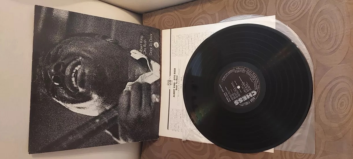 Albert King / Otis Rush – Door To Door - 1983 Japonya Basım LP Plak Albüm