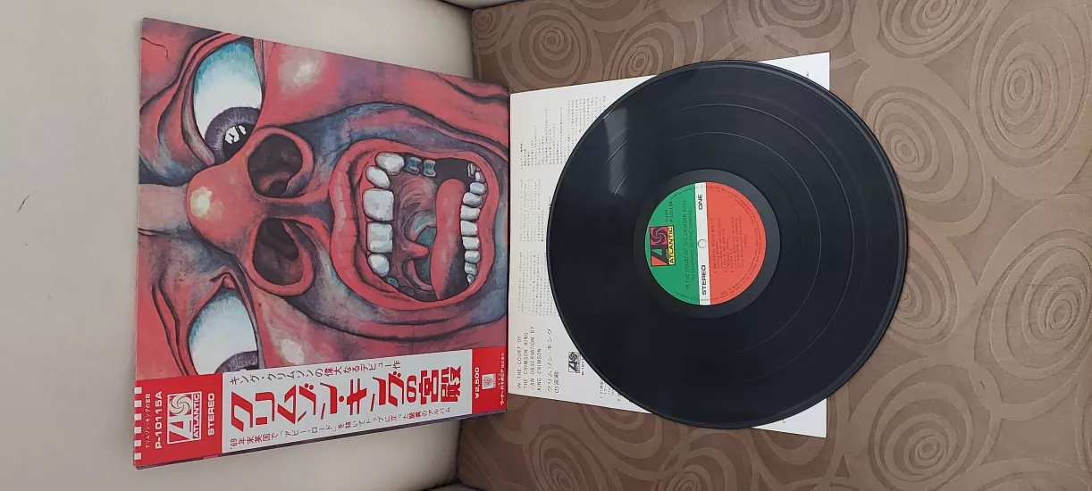 King Crimson - In The Court Of The Crimson King - 1976 Japonya Basım LP Album Plak - Obili